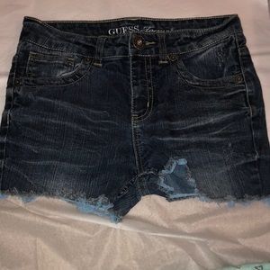 Kids guess cut off shorts
